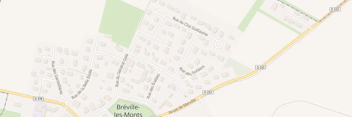 Plan du 1 Rue du Petit Bois à Bréville-les-Monts