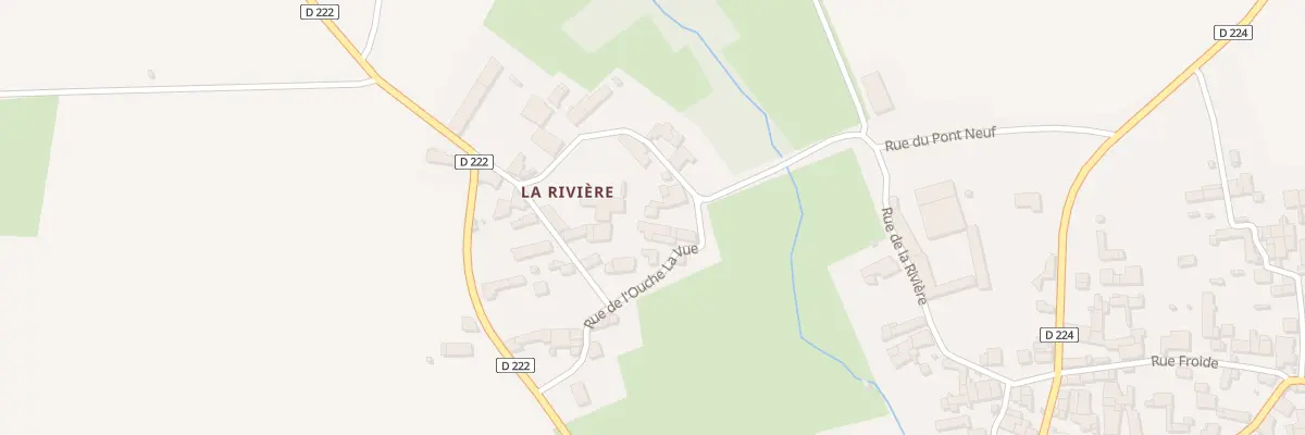 Plan du 81 Rue de la Rivière à Cressé