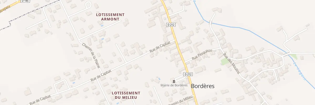 Plan du 3 Rue de Capbat à Bordères