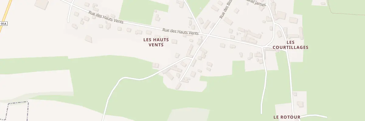 Plan du 1 Le Fond du Val à Ouilly-le-Tesson