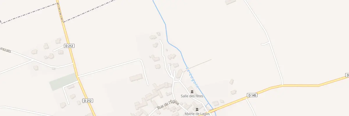 Plan du 3 Imp des Carolins à Lagos