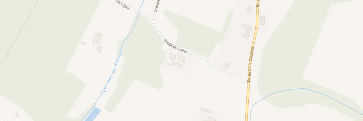 Plan du 59 Lajus à Cudos