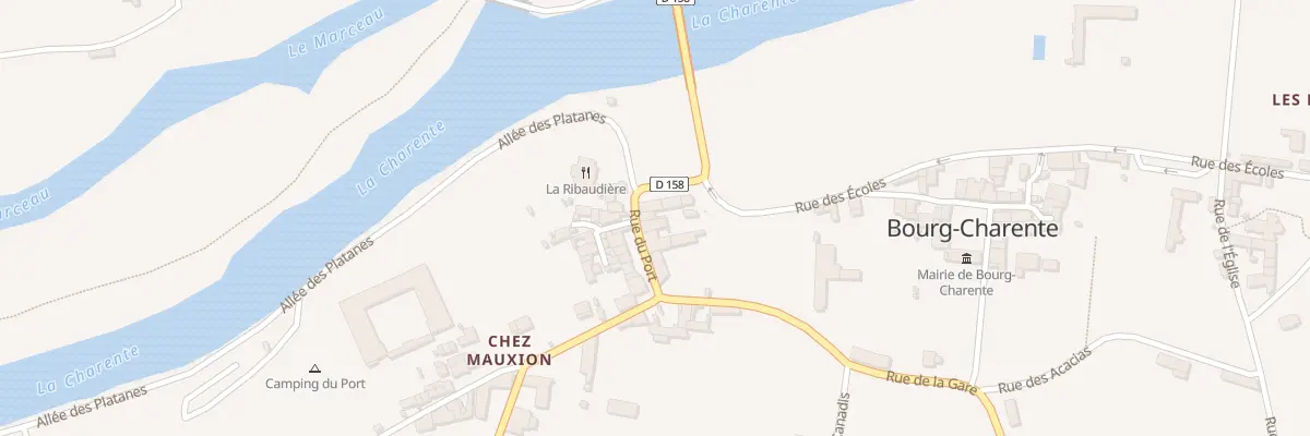 Plan du 3 Rue du Port à Bourg-Charente