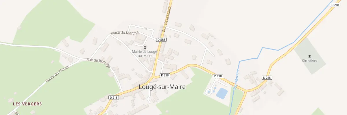 Plan du 11 Pl de l’Église à Lougé-sur-Maire