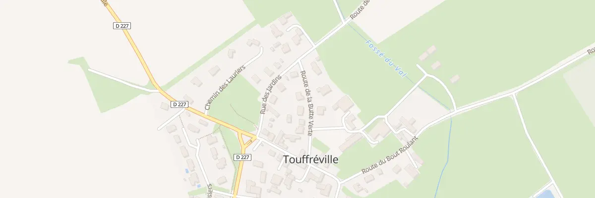 Plan du 7 Rue de la Butte Verte à Touffréville