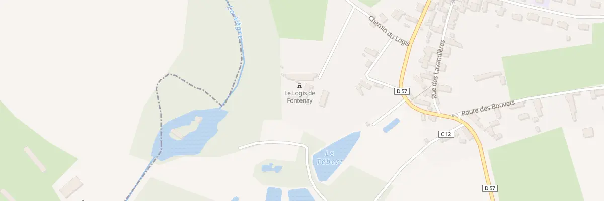 Plan du 5001 Le Logis à Fontenay-sur-Vègre