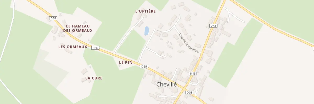 Plan du 20 Rue de la Cavalcade à Chevillé