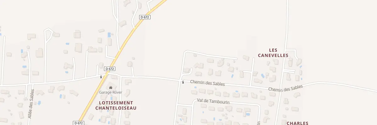 Plan du 8B Che des Sables au Pian-sur-Garonne