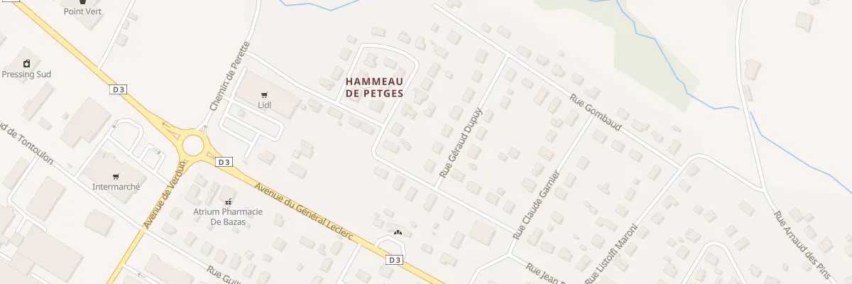 Plan du 4 Rue Géraud Dupuy à Bazas