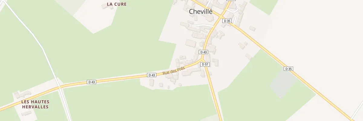 Plan du 6 Rue des Pres à Chevillé
