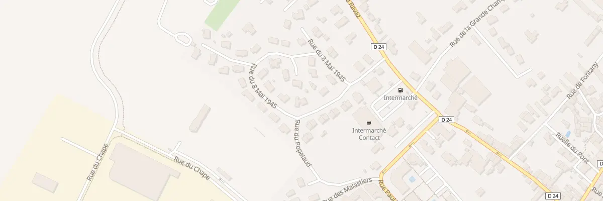 Plan du 19 Rue du Huit Mai 1945 à Segonzac