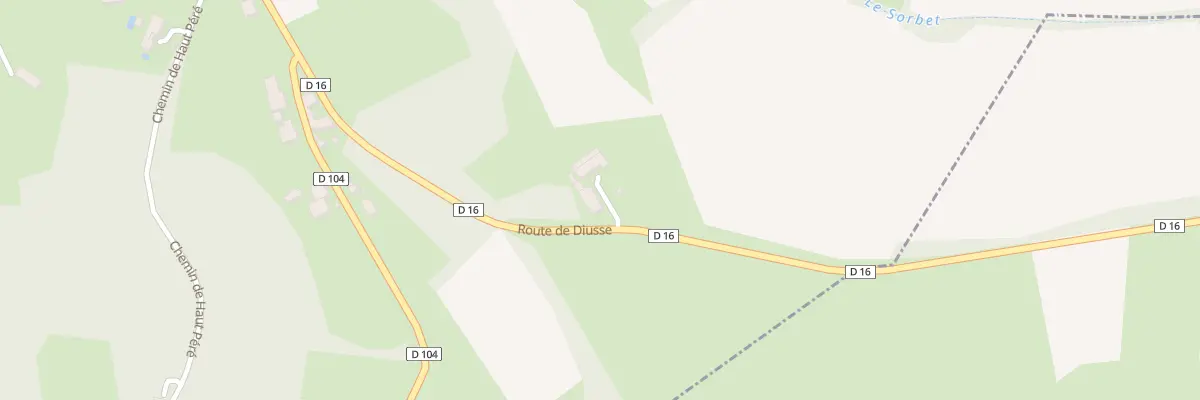 Plan du 5046 Lavielle à Castetpugon