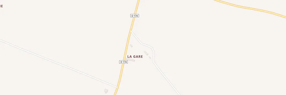 Plan du 5341 La Gare à Vaudelnay