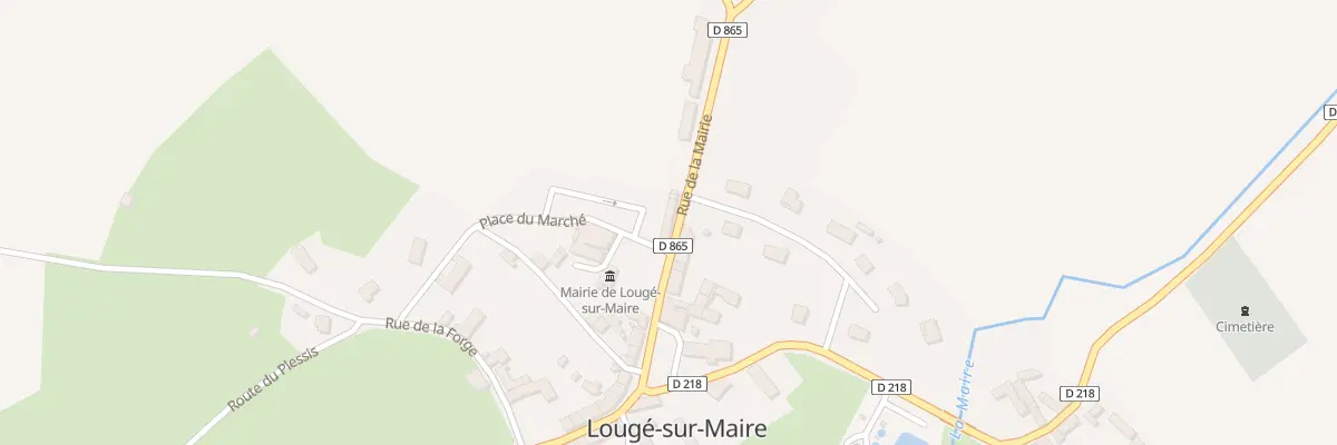 Plan du 98 Le Bourg à Lougé-sur-Maire