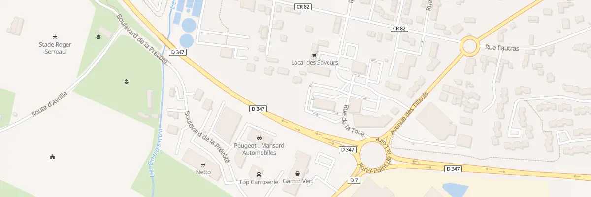 Plan du 25 Rue Charles de Gaulle à Beaufort-en-Anjou