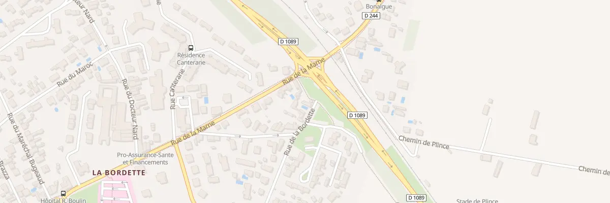 Plan du 99 Rue de la Bordette à Libourne