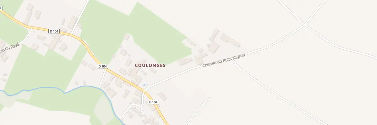 Plan du 8 Che du Puits Nigron Coulonges à Brioux-sur-Boutonne