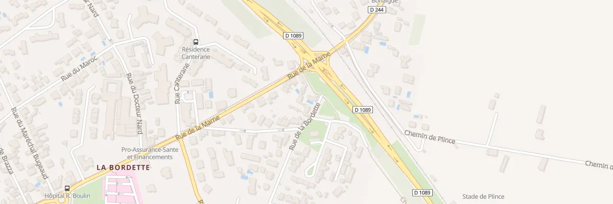 Plan du 97 Rue de la Bordette à Libourne