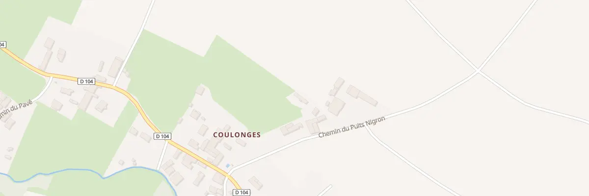 Plan du 2 Imp des Marronniers Coulonges à Brioux-sur-Boutonne