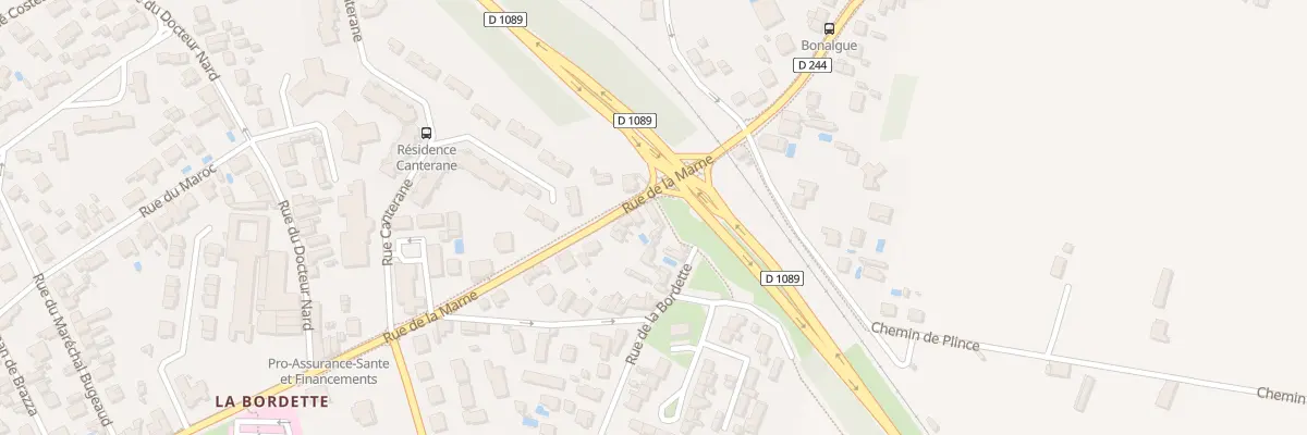 Plan du 152 Rue de la Marne à Libourne