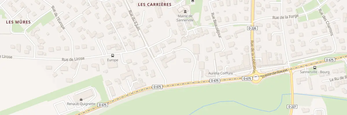 Plan du 2 Rue du 6 Juin à Sannerville