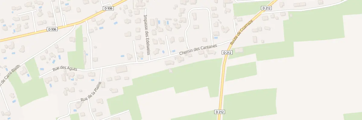 Plan du 7 Che des Cantanes à Bénéjacq