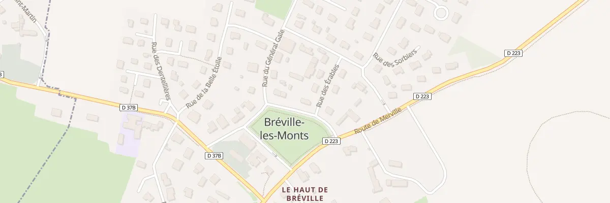 Plan du 7 Pl des Tilleuls à Bréville-les-Monts
