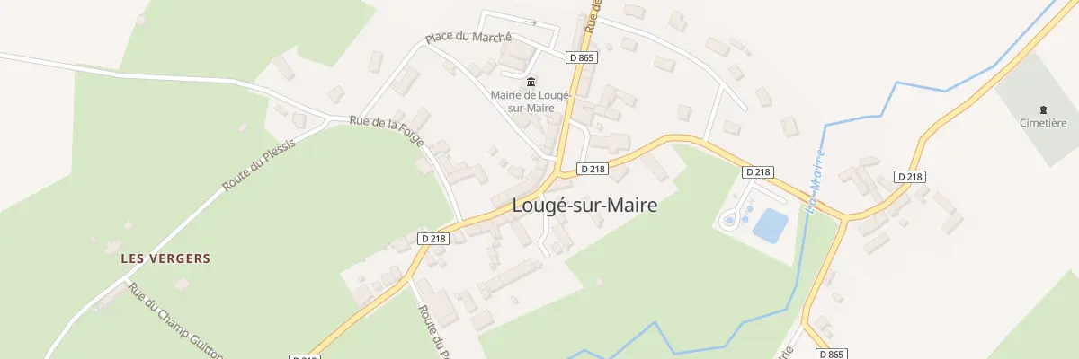 Plan du 4 Rue Christian Bisson à Lougé-sur-Maire