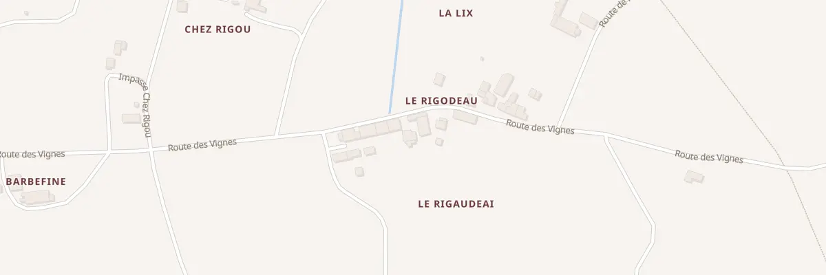 Plan du 5006 Le Rigaudeau à Saint-Palais-de-Négrignac