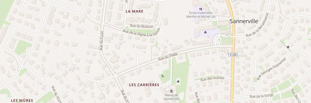 Plan du 24 Rue du Stade à Sannerville