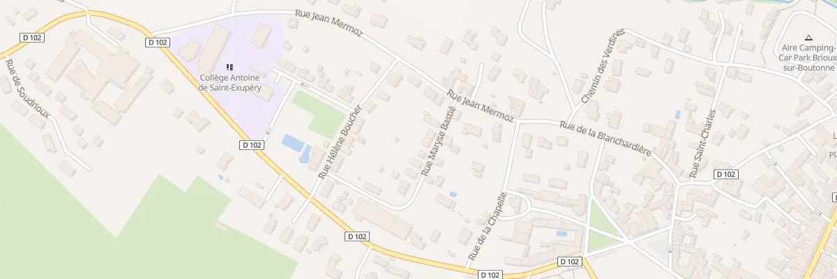 Plan du 7 Rue Maryse Bastié à Brioux-sur-Boutonne
