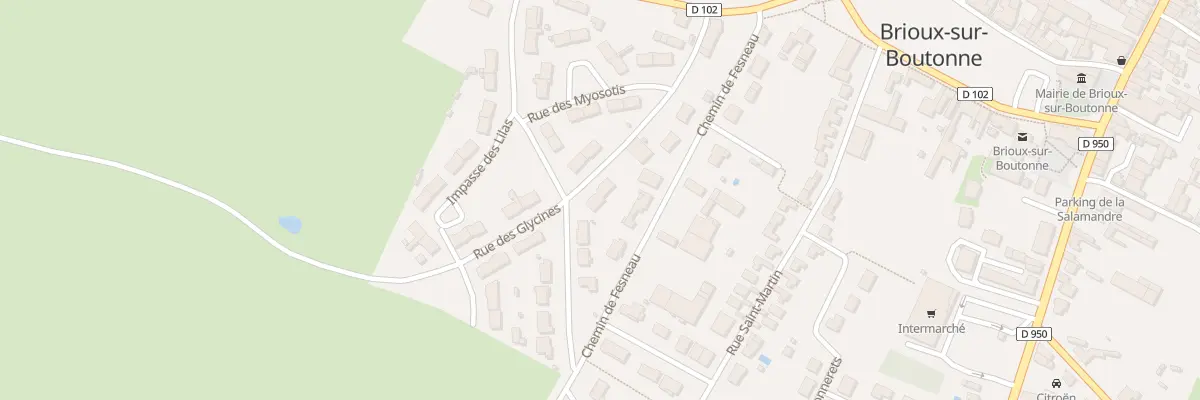 Plan du 9 Rue des Glycines à Brioux-sur-Boutonne