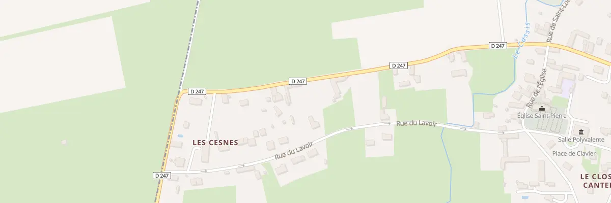 Plan du 6 Les Cesnes à Saint-Pierre-Canivet