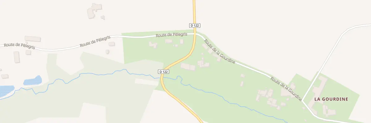 Plan du 2 Rte de Marchand à Faleyras