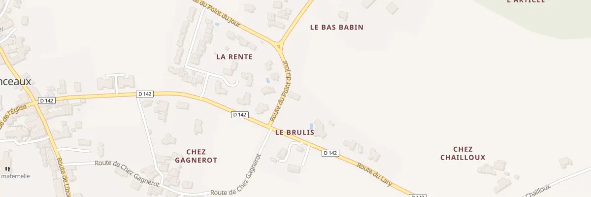 Plan du 5256A Le Brulis à Chevanceaux