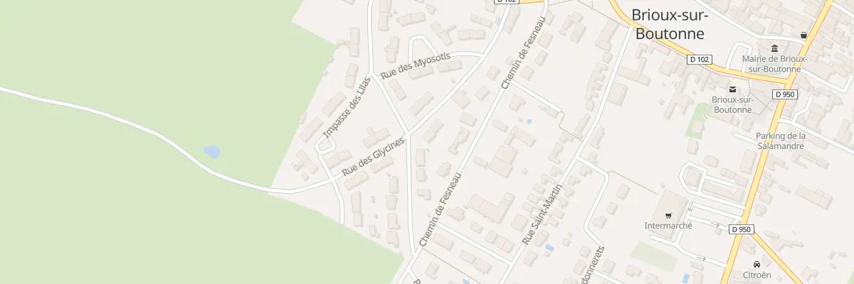 Plan du 11 Rue des Glycines à Brioux-sur-Boutonne