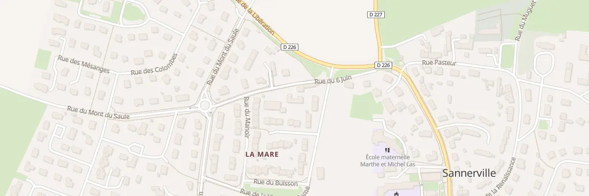 Plan du 40 Rue du 6 Juin à Sannerville