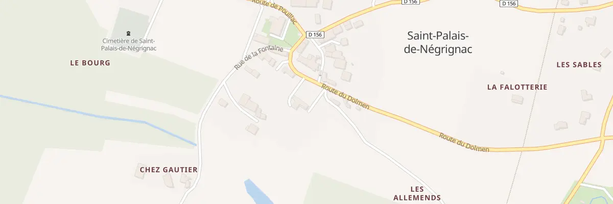 Plan du 5121 Le Bourg à Saint-Palais-de-Négrignac