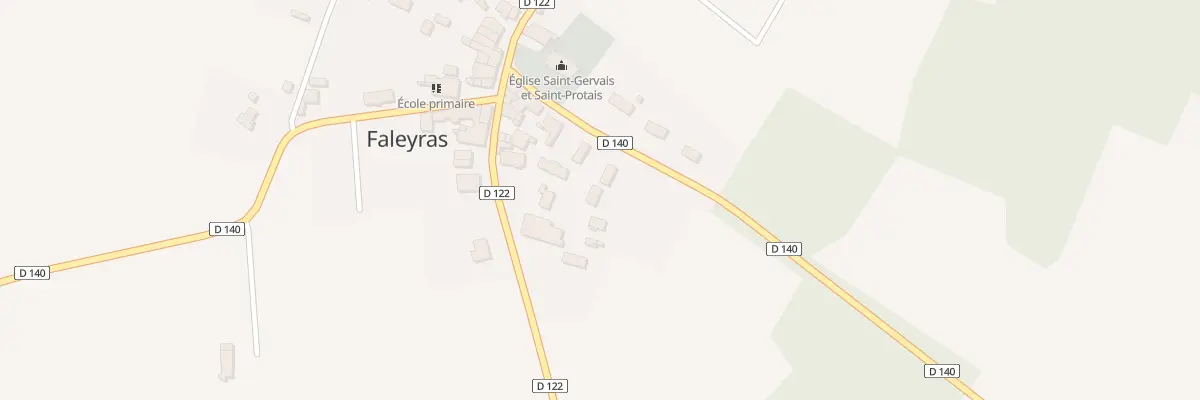Plan du 9 Le Bourg à Faleyras