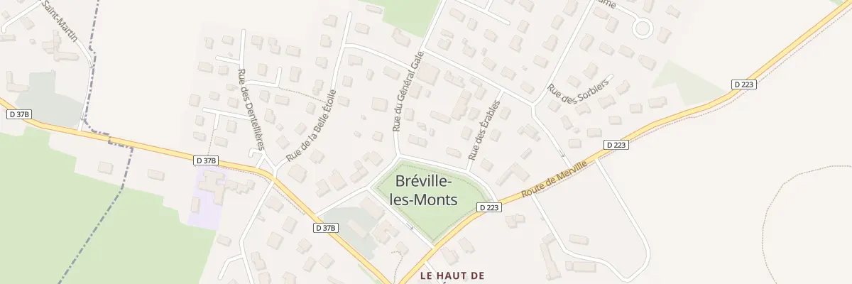 Plan du 5 Pl des Tilleuls à Bréville-les-Monts