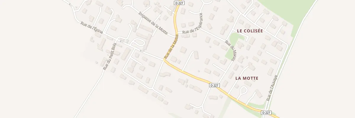 Plan du 3 Rue de la Motte à Émiéville