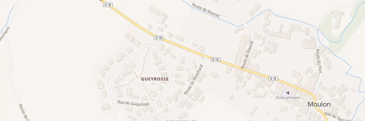 Plan du 4 Lot Gueyrosse à Moulon