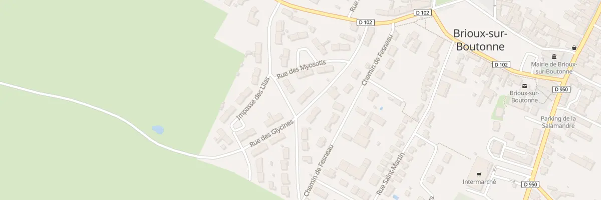Plan du 4 Rue des Glycines à Brioux-sur-Boutonne