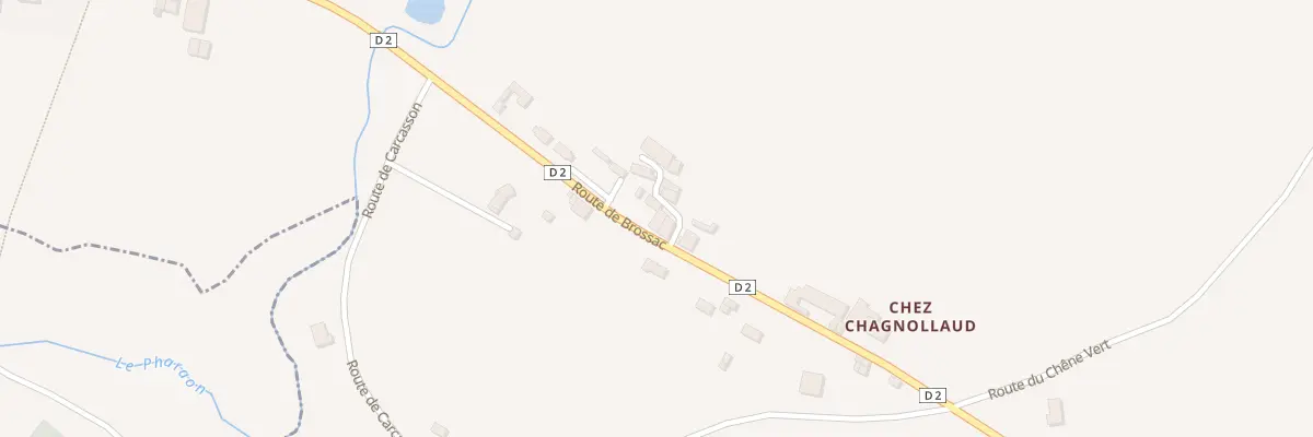 Plan du 7 Rte de Brossac à Touvérac