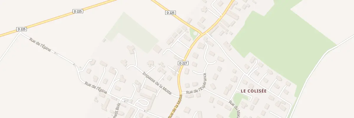 Plan du 8 Rue de la Motte à Émiéville