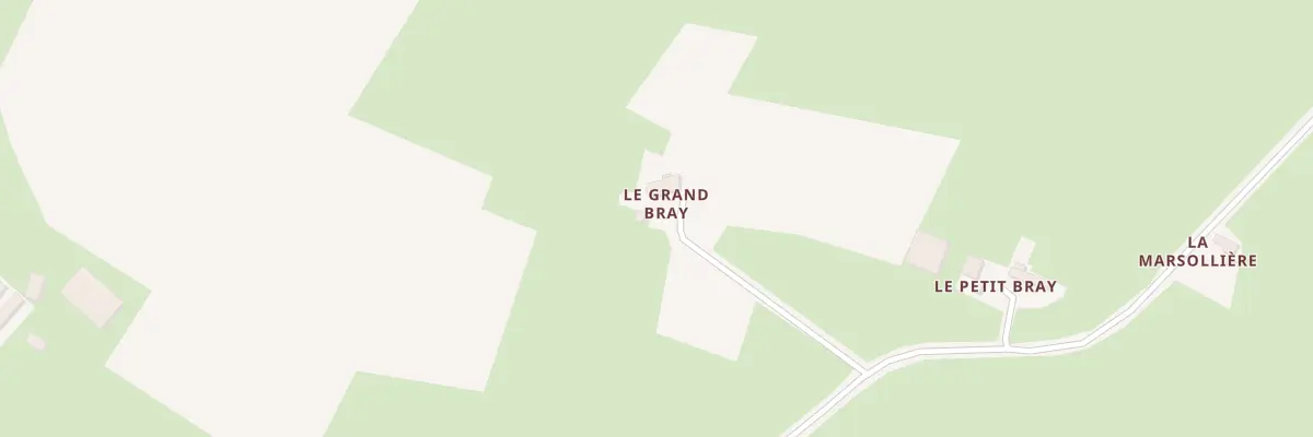 Plan du 1 Le Bray à Neuvillette-en-Charnie