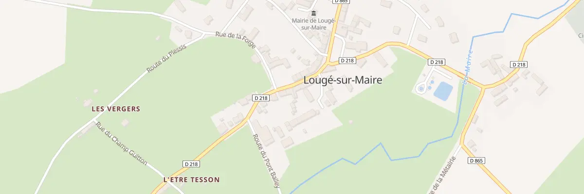 Plan du 7 Rue Christian Bisson à Lougé-sur-Maire