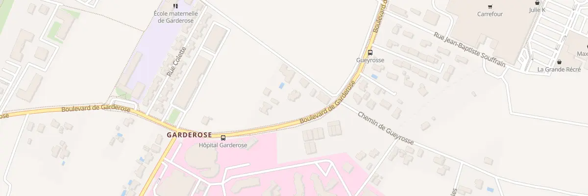 Plan du 75 Bd de Garderose à Libourne