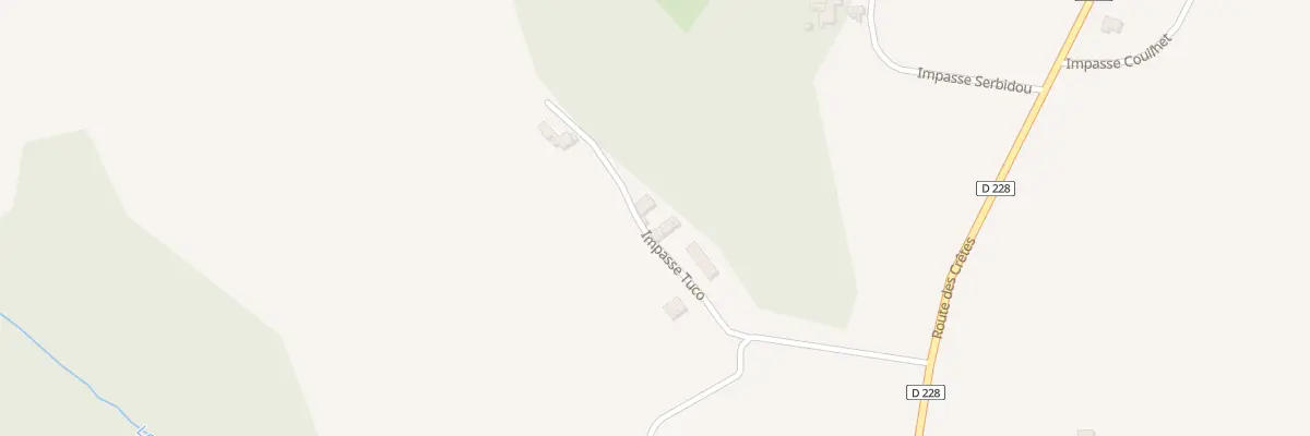 Plan du 250 Imp Tuco à Coslédaà-Lube-Boast