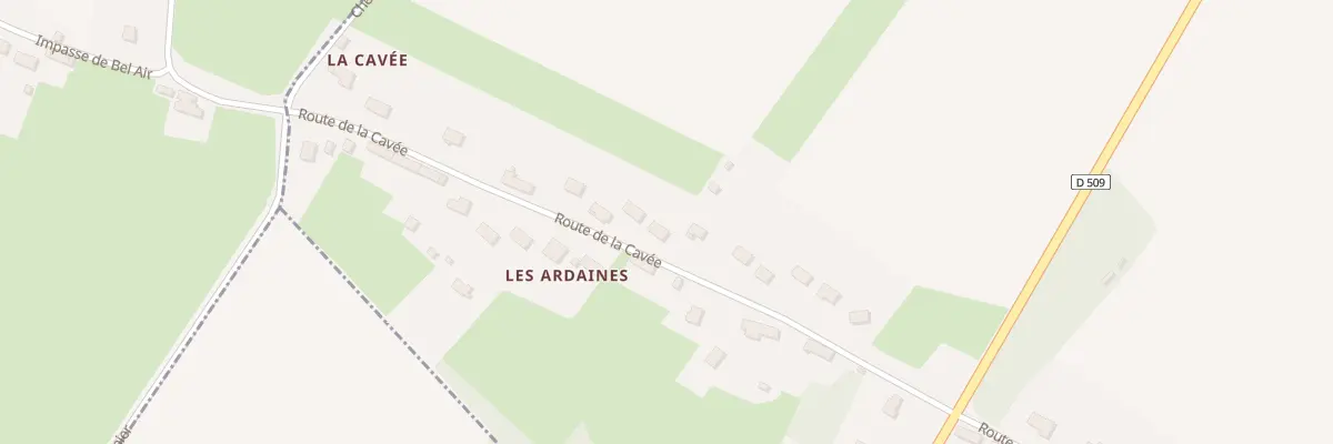 Plan du 16 Rte de la Cavée à Saint-Pierre-du-Bû